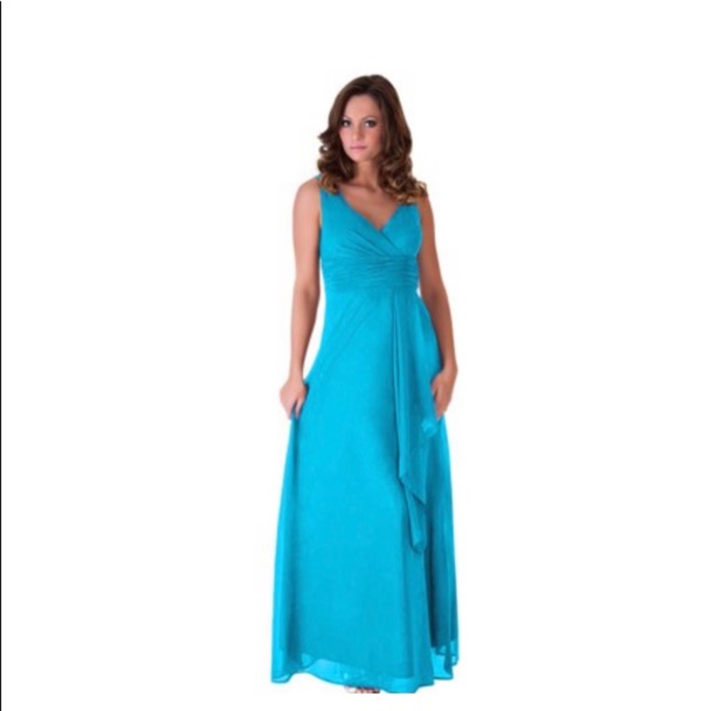Formal Dress Malibu Blue